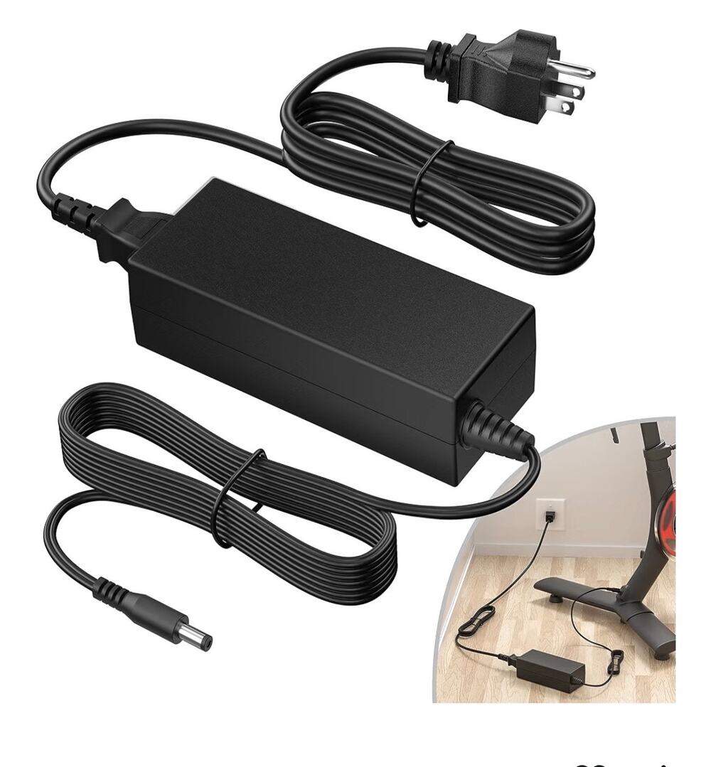 Power Cord Replacement Compatible with Peloton Bike PL-01, NOT for Bike+ charger